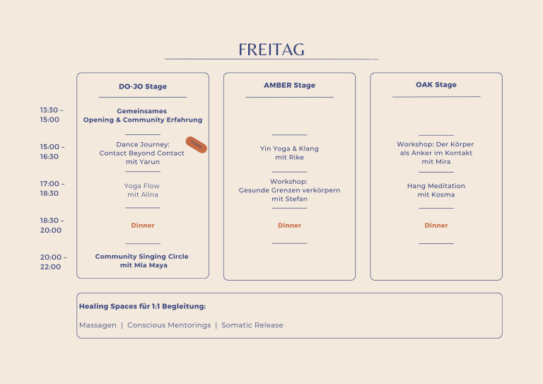 Celebrations, Opening day + Healing Spaces